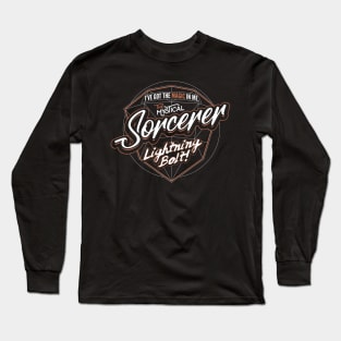 SORCERER Fantasy RPG GM Dungeon Game Master DM boardgame tee Long Sleeve T-Shirt